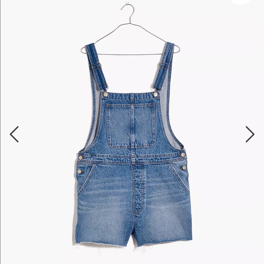 Madewell Adirondack Short Overalls - NWT